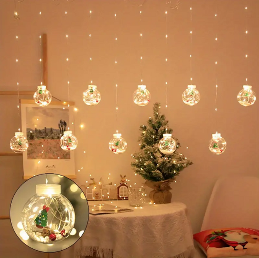 Christmas Tree Curtain Lights LED