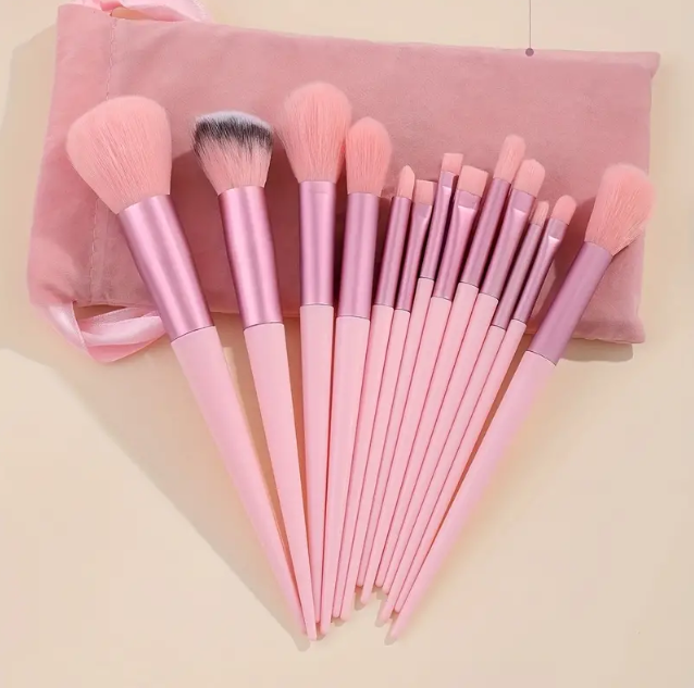 Soft Fluffy Makeup Brushes Set 13pcs With Makeup Sponge